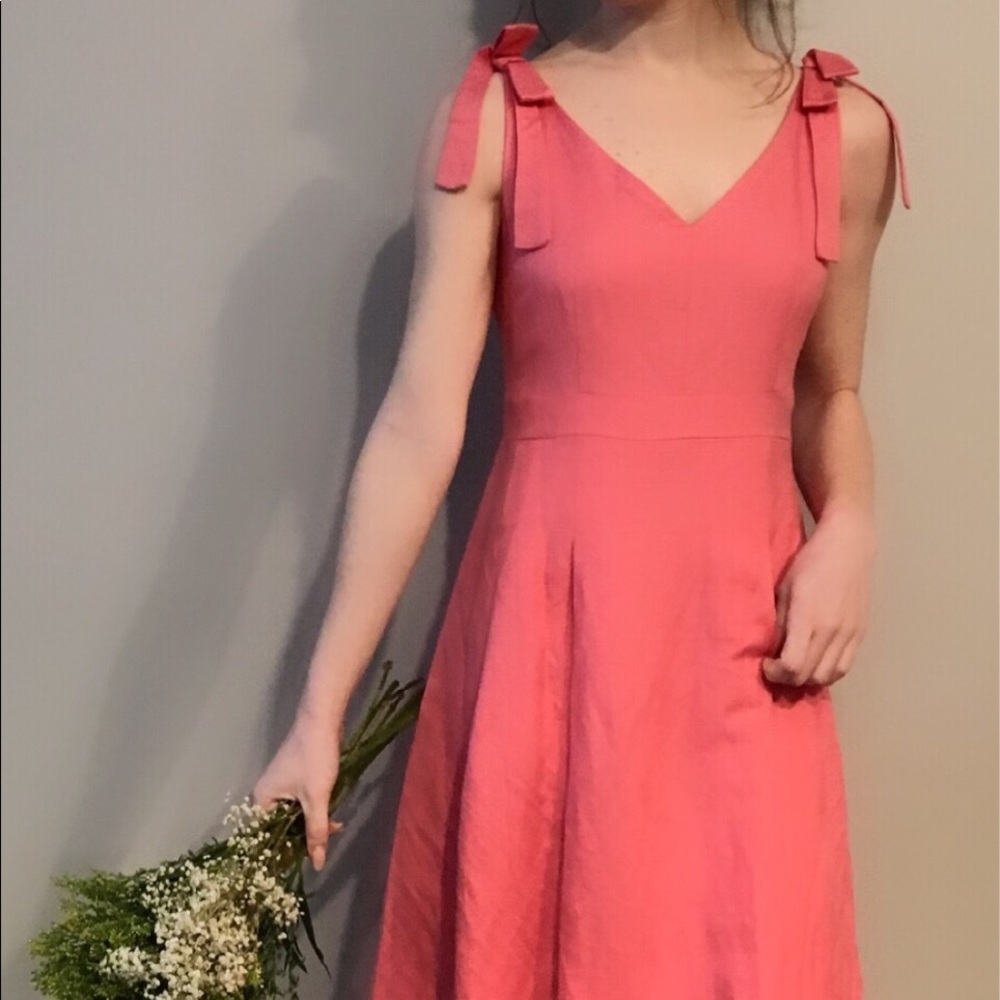 NWT Ann Taylor Petite Pink A-Line Dress